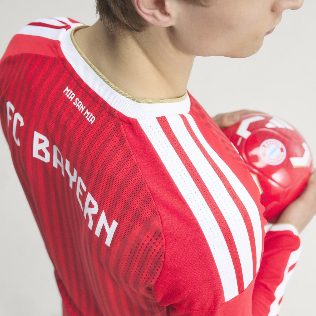 Men's Adidas FC Bayern Authentic Long Sleeve Home 2026 Jersey - Image 12