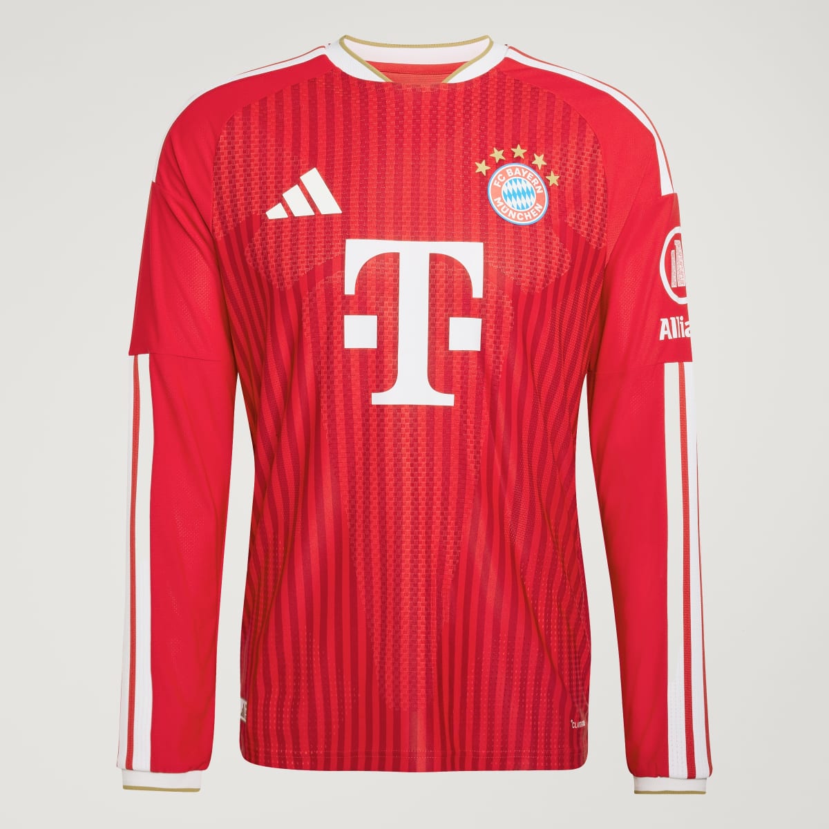 Men's Adidas FC Bayern Authentic Long Sleeve Home 2026 Jersey - Image 4