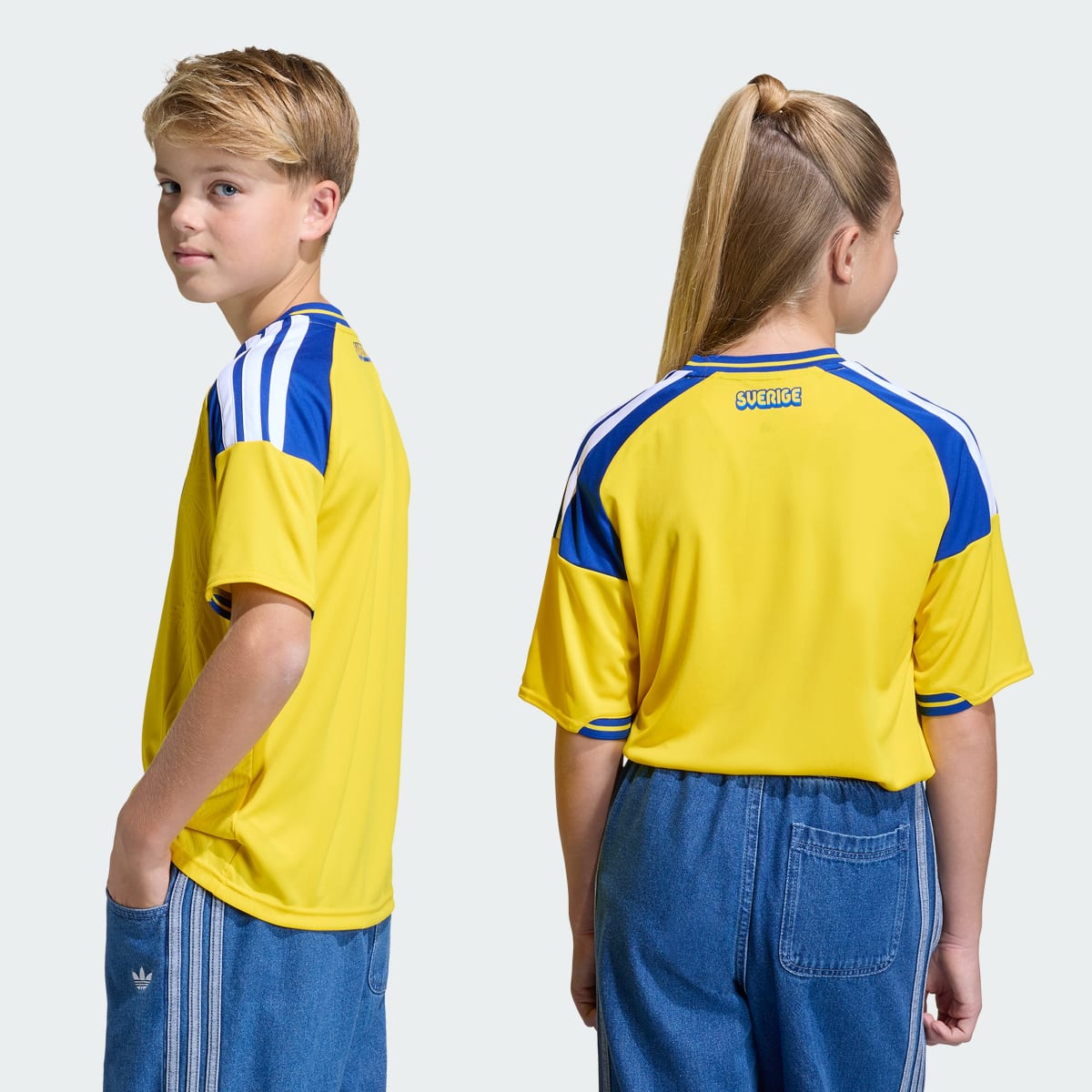 Kid's Adidas Sweden Home 2026 Jersey - Image 3