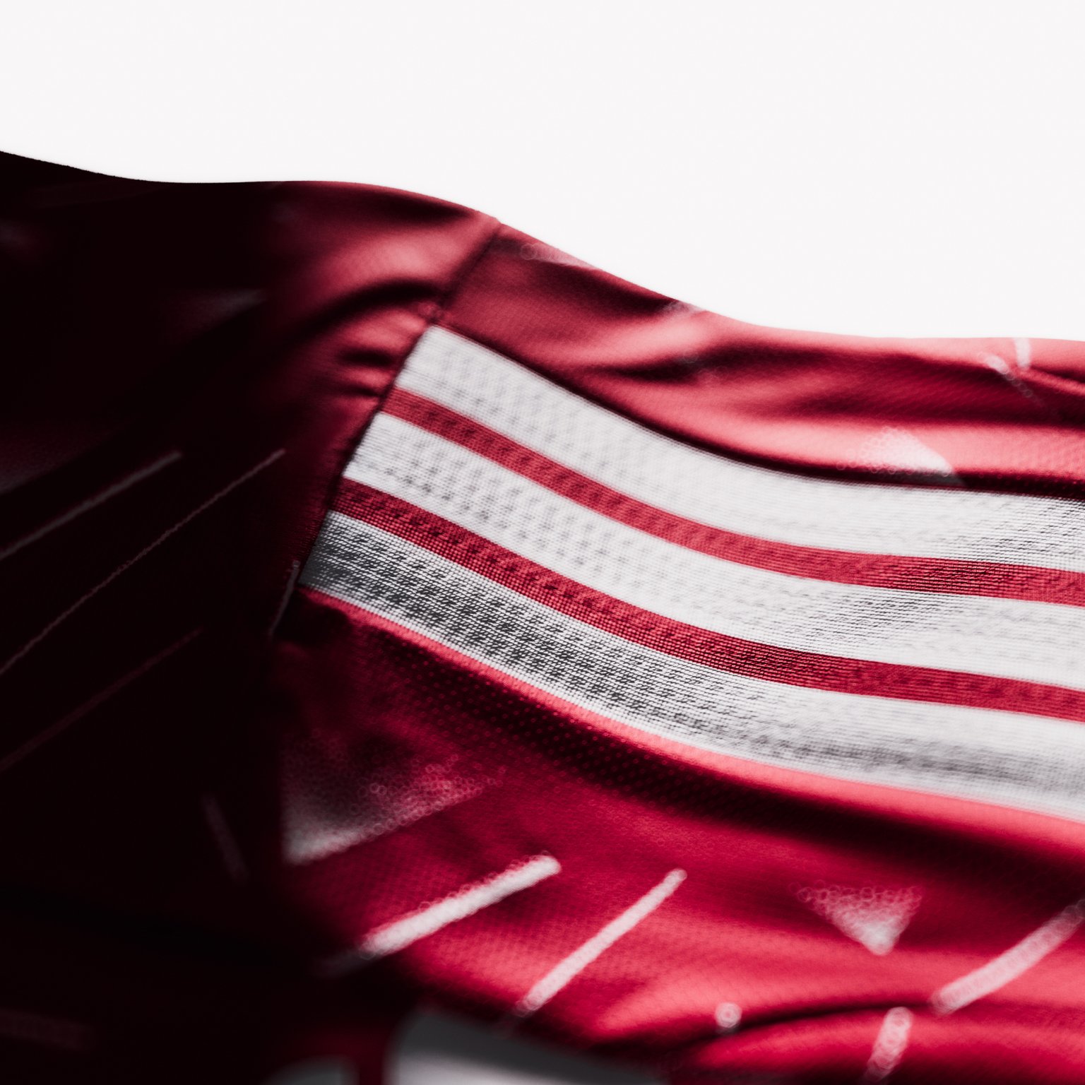 Visual featuring the new Liverpool 26/27 Home Kit Stripes